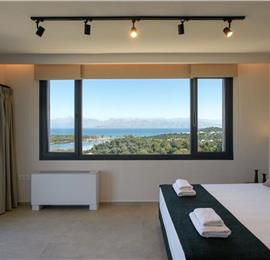 4 bedroom villa with pool & sea views, Acharavi, sleeps 8